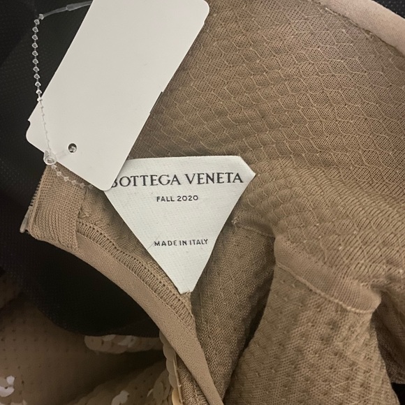 Brand New!! Bottega Veneta sequined turtleneck gown, Dune colored size small - Picture 2 of 5
